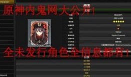 原神内鬼最新爆料新角色,神秘力量觉醒，探索未知领域